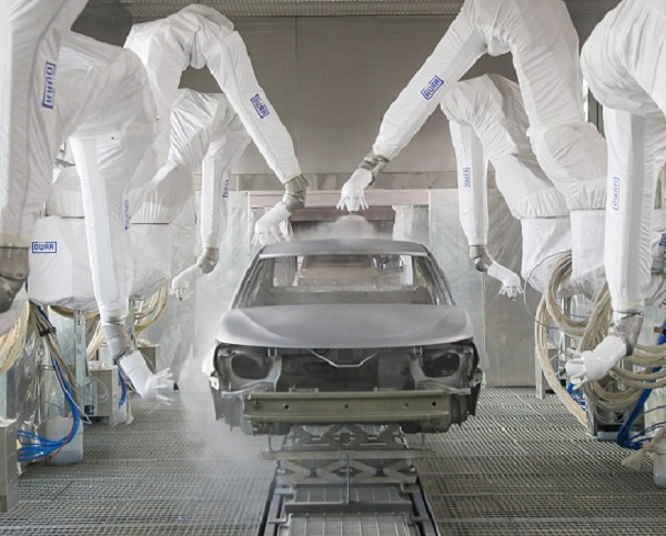 ANDEAWELL工业读写器在汽车涂装车间的应用！